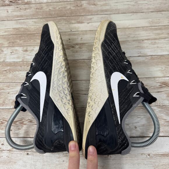 Nike Metcon 3 849807-001 Black Mesh Active Trail Running Shoes Women's Size 7 - Picture 6 of 8